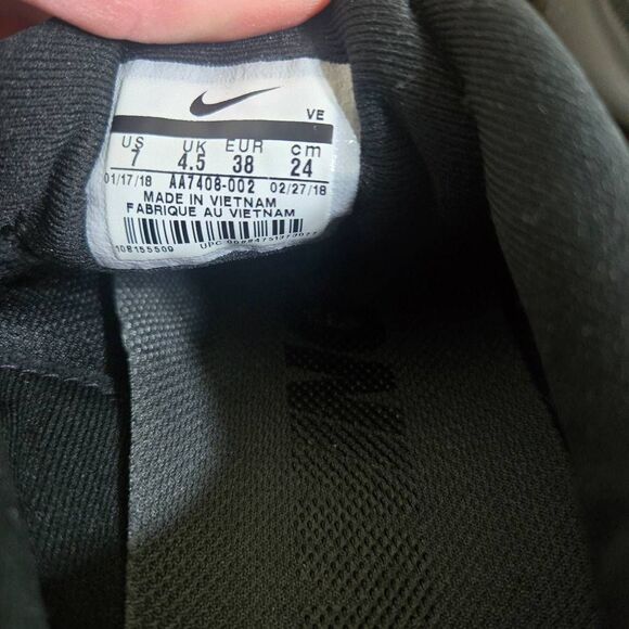 Nike Flex 2018 black gray running trainers sneakrs women's sz 7 bouncy tread - Picture 6 of 10